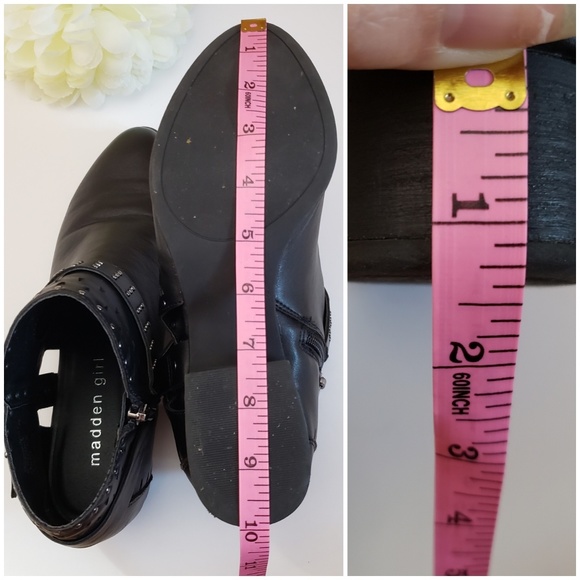 Madden Girl Ariizona Booties Black Size 7.5M - Picture 8 of 8